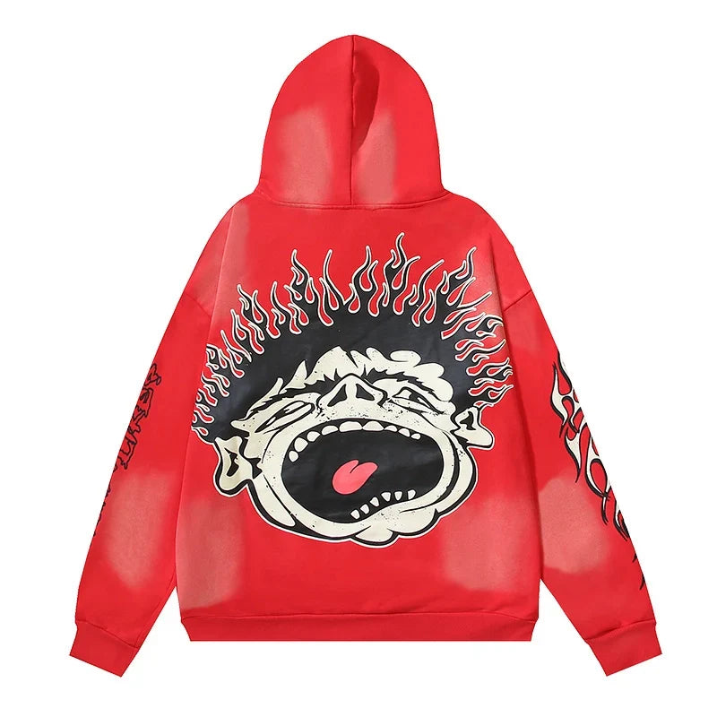 Hellstar Records Hoodie Red