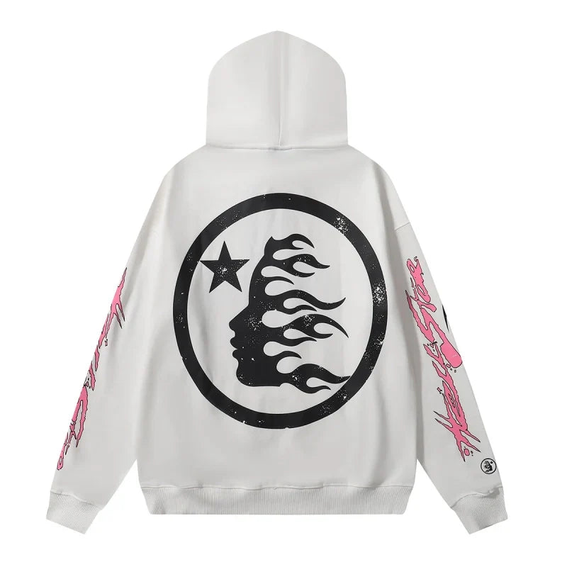 White Flame Hoodie O5492