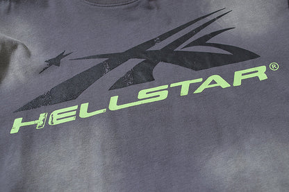 Hellstar Classic Logo T-shirt Grey/Green