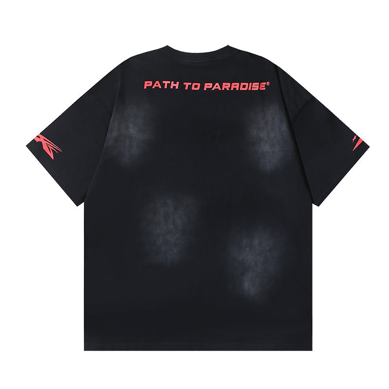 Hellstar Thorn Graphic T-Shirt Black and Red