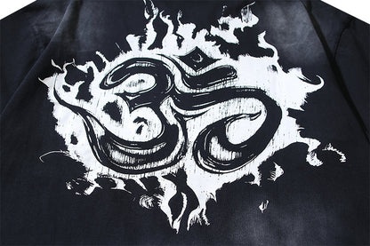 Hellstar Reach Your Inner Peace Black Graphic T-Shirt