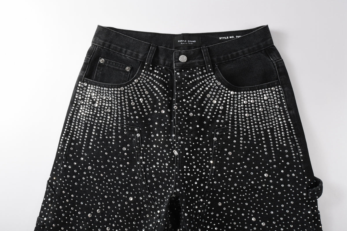 PURPLE Shorts Crystals 5099