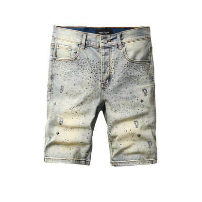 PURPLE Shorts Crystals 5105