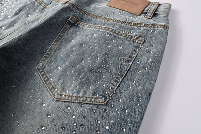 PURPLE Shorts Crystals 5102