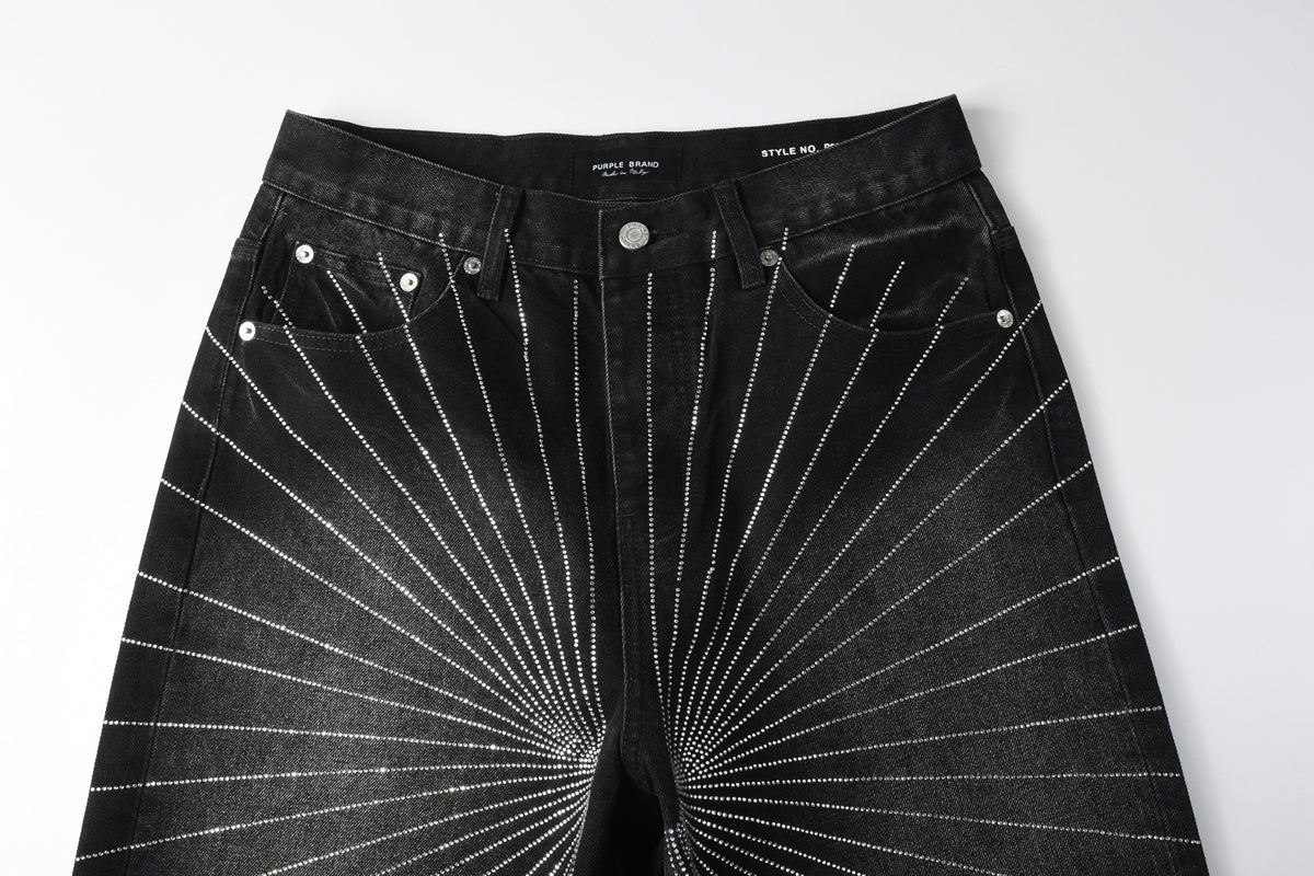 PURPLE Shorts Crystals 5104