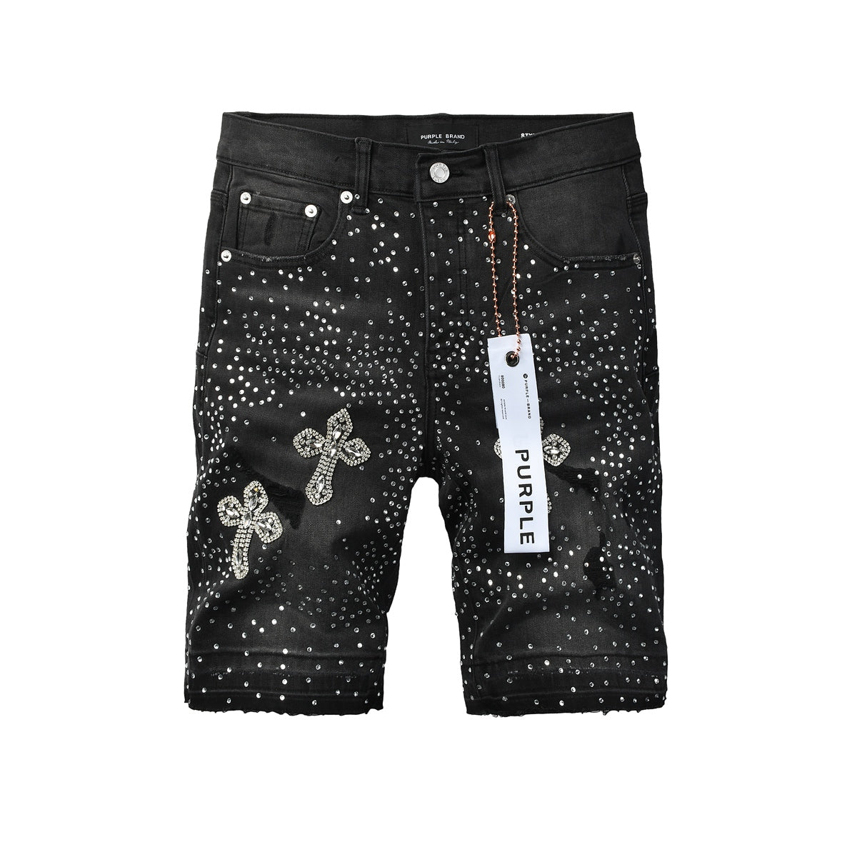 PURPLE Shorts Crystals 5111