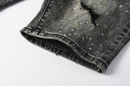 PURPLE Shorts Crystals 5112