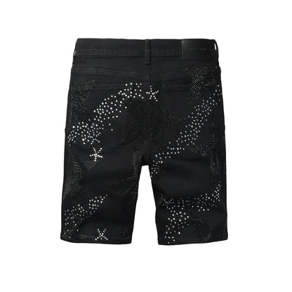 PURPLE Shorts Crystals 5117