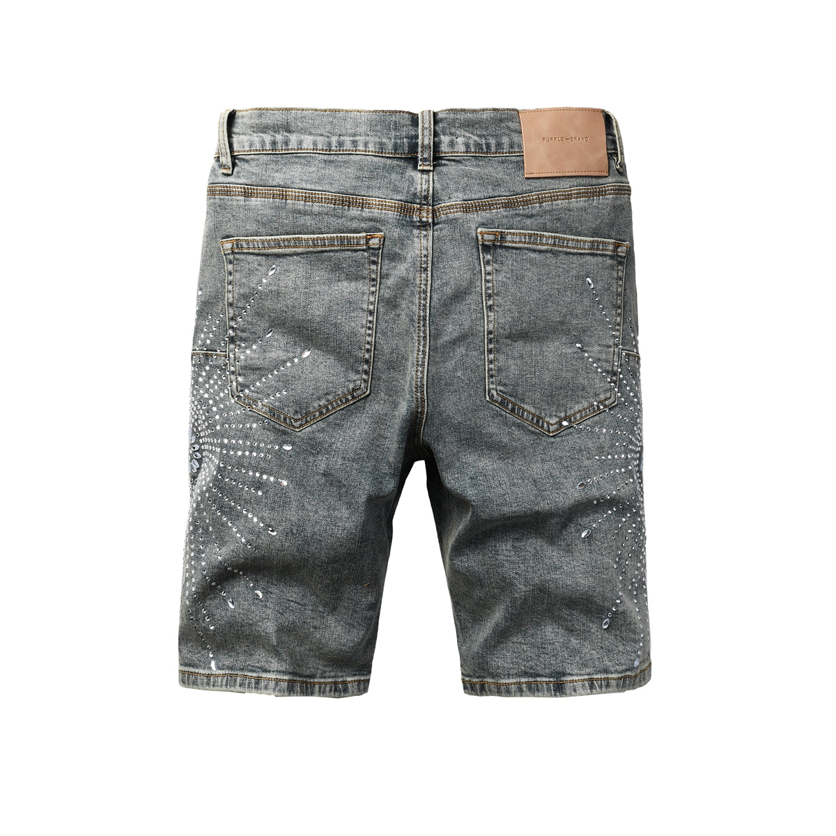 PURPLE Shorts Crystals 5093