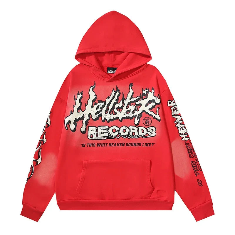 Hellstar Records Hoodie Red