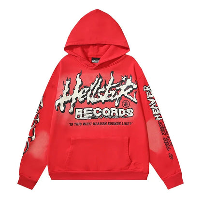 Hellstar Records Hoodie Red