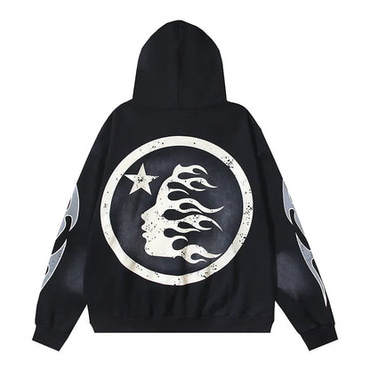 Hellstar Hoodie Black Grey