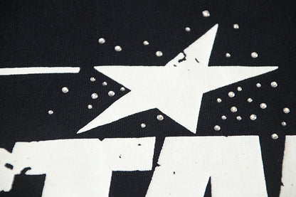 Hellstar Classic Black Tee with White Logo Detail